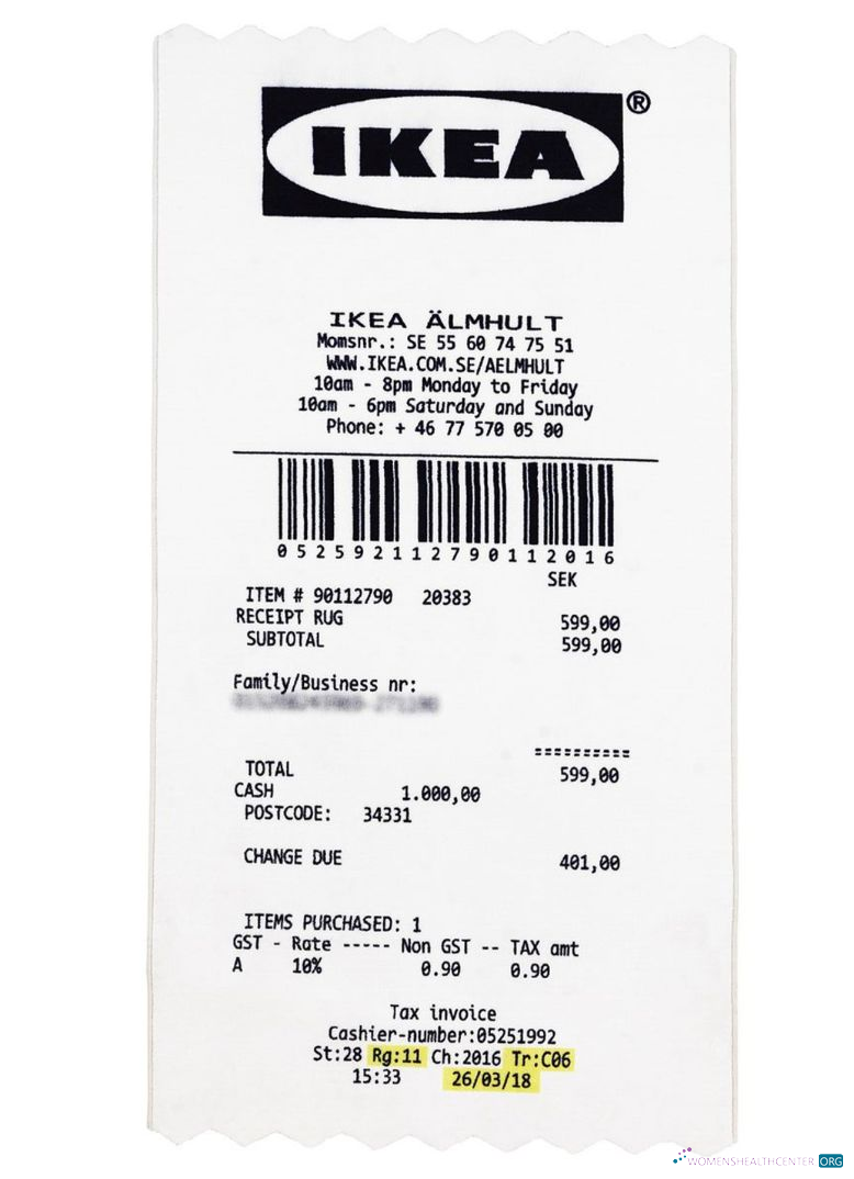 Download Ikea global company payment check Photoshop template